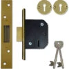 Willenhall M1 - 5 Lever Deadlock (64mm) - Keyed Alike