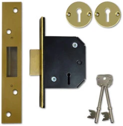 Willenhall M1 - 5 Lever Deadlock (64mm) - Keyed Alike