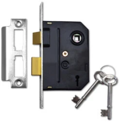 Union 2295 - 2 Lever Sashlock (76mm) - Keyed Alike -Home Security Anti-Theft Supplies Store 86459