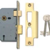 Union 2277 - 3 Lever Sashlock (65mm, Polished Brass)