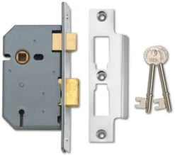 Union 2277 - 3 Lever Sashlock (65mm) - Keyed Alike -Home Security Anti-Theft Supplies Store 86525