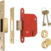ERA 261 Fortress - BS 5 Lever Deadlock (67mm, Polished Brass)
