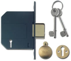 Yale PM562 - BS 5 Lever Deadlock (80mm)