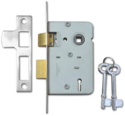Legge 159 - 2 Lever Sashlock (64mm, Stainless Steel)