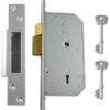 Union C-Series 3K70 - 5 Detainer Sashlock (73mm, Satin Chrome) L/H -Home Security Anti-Theft Supplies Store 87213