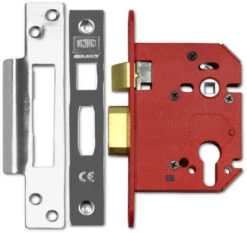 Union JL22EU StrongBOLT - Euro Cylinder Sashcase (81mm, Stainless Steel)