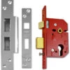 Union L2244E - Euro Cylinder Sashlock Case (67mm, Satin Chrome) -Home Security Anti-Theft Supplies Store 87351