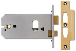 Union L2041 - Oval Cylinder Horizontal Sashcase (149mm, Polished Brass)