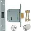 Union C-Series 3G114 - 5 Lever Deadlock (80mm, Satin Chrome)