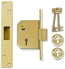 Union 3G115 - 5 Lever Deadlock (67mm) - Keyed Alike
