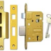 Asec BS 5 Lever Sashlock (64mm, Polished Brass) -Home Security Anti-Theft Supplies Store 88181