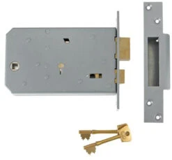 Union C-Series 3J60 - 5 Detainer Horizontal Sashlock (165mm, Silver)