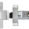 Union 2650 - 13mm Rebated Tubular Latch (64mm) -Home Security Anti-Theft Supplies Store 88261