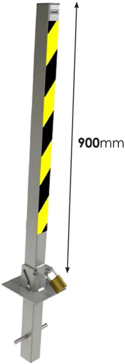 Autolok KFTB/S Tall Folding Parking Post -Home Security Anti-Theft Supplies Store 89899