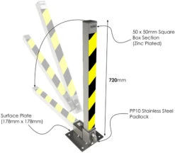Autolok KCP/S Removable Parking Post -Home Security Anti-Theft Supplies Store 89983