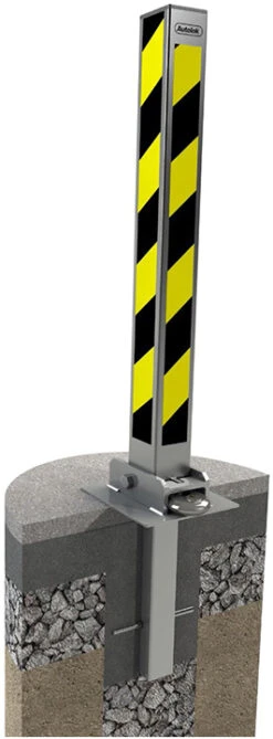 Autolok KFP2/S Folding Parking Post -Home Security Anti-Theft Supplies Store 90055