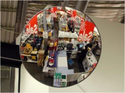 Convex 300mm Diameter - Acrylic Indoor Security & Safety Mirror